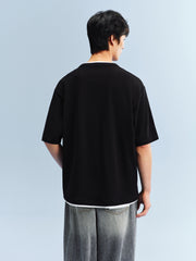 Men's Layered-Look Waffle T-Shirt