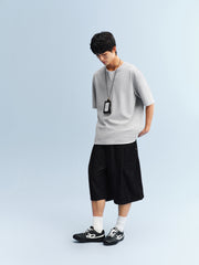 Men's Layered-Look Waffle T-Shirt