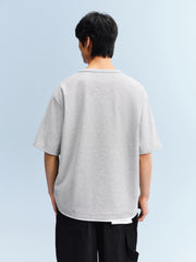 Men's Layered-Look Waffle T-Shirt