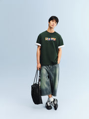 Men's Cotton Cartoon Print T-Shirt
