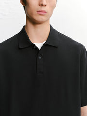 Men's 3D Embroidered Graphic Polo Shirt