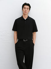 Men's 3D Embroidered Graphic Polo Shirt