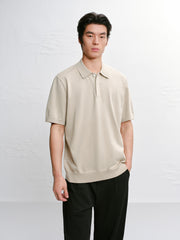 Men's Casual Lyocell Knit Short-Sleeve T-Shirt