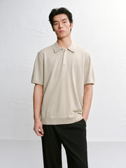 Men's Casual Lyocell Knit Short-Sleeve T-Shirt