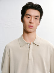Men's Casual Lyocell Knit Short-Sleeve T-Shirt