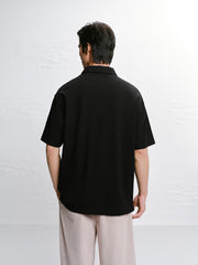 Men's Short-Sleeve Zip Polo Shirt
