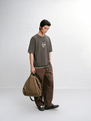 Men's Cotton Printed Short-Sleeve T-Shirt