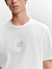 Men's Casual Embroidered Short-Sleeve T-Shirt