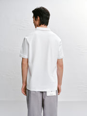 Men's Casual Embroidery Short-Sleeve Polo