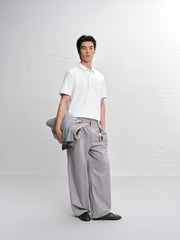 Men's Casual Embroidery Short-Sleeve Polo
