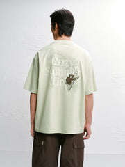 Men's Casual Embroidery Short-Sleeve T-Shirt