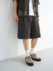 Men's Utility Cargo Shorts with 3D Pockets