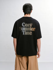 Men's Loose-Fit Letter Graphic T-Shirt