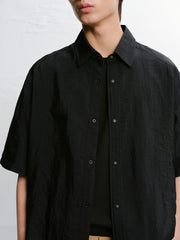 Men's Casual Printing Short-Sleeve Shirt
