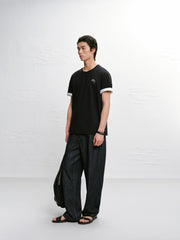 Men's Old Money Embroidered Short-Sleeve T-Shirt