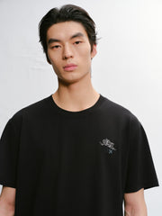Men's Old Money Embroidered Short-Sleeve T-Shirt