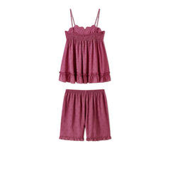 Women's Iridescent Shell Camisole Loungewear Set