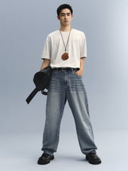 Men's Ultra-Soft Printed Embroidered T-Shirt