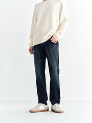 Men's Distressed Slim-Fit Jeans