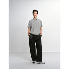 Men's Casual Cooling Moisture-Wicking Polo Shirt