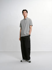 Men's Casual Cooling Moisture-Wicking Polo Shirt
