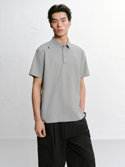 Men's Casual Cooling Moisture-Wicking Polo Shirt