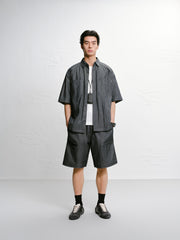 Men's Casual Denim-Look Capri Pants