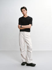 Men's Casual Slim Fit Knit T-Shirt