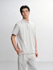 Men's Casual Slim Fit Cooling Polo Shirt