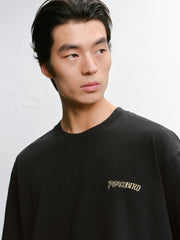 Men's loose-fit washed short-sleeve shirt