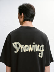 Men's loose-fit washed short-sleeve shirt