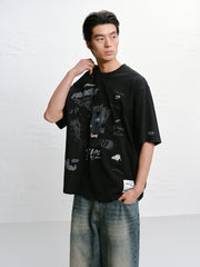 Men's Printed Short-Sleeved T-Shirt