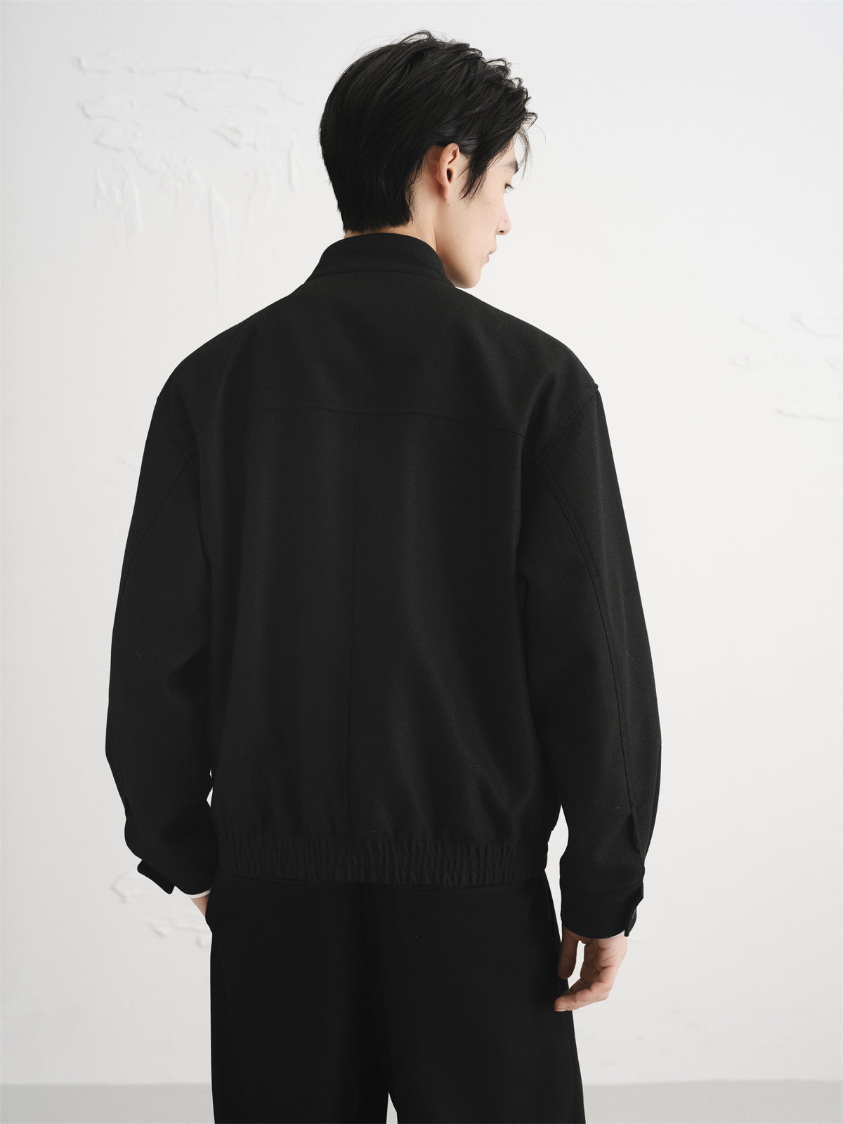 Men's Textured Jacquard Commuter Jacket