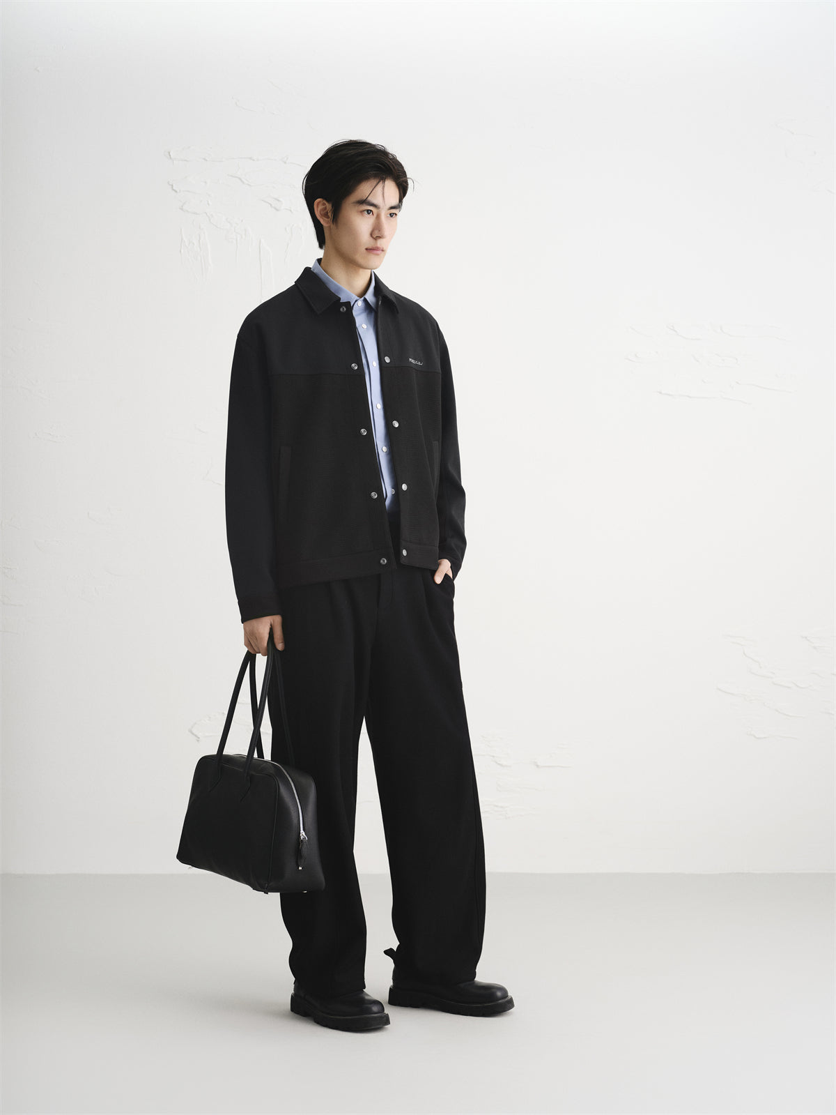 Men's Embroidered Panel Commuter Jacket