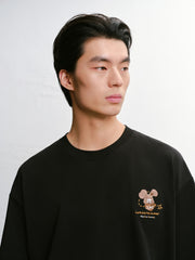 Men's Short-Sleeve T-Shirt with Back Print