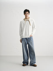 Men's Allover Jacquard Textured Knit Sweater