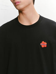 Men's American-style Color-block Printed T-shirt