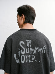 Men's Casual Leopard Print T-shirt