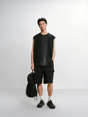 Men's Loose Vintage Washed Tank Top