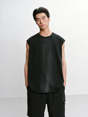 Men's Loose Vintage Washed Tank Top