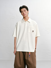 Men's Casual Printed Polo Shirt