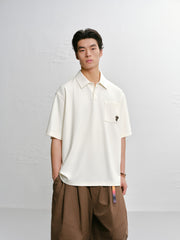 Men's Casual Printed Polo Shirt