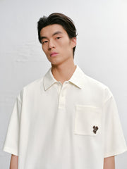 Men's Casual Printed Polo Shirt