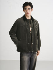 Men's Corduroy Padded Utility Jacket