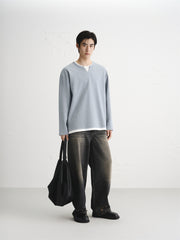 Men's Heavyweight Colorblock Layered-Look T-Shirt