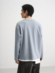 Men's Heavyweight Colorblock Layered-Look T-Shirt