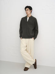 Men's Soft Raglan Zip Cardigan