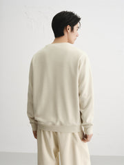 Men's Heavyweight Dog Embroidery Sweatshirt