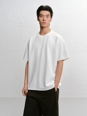 Men's Loose-Fit Embroidered Short-Sleeve Shirt