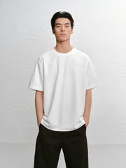 Men's Loose-Fit Embroidered Short-Sleeve Shirt